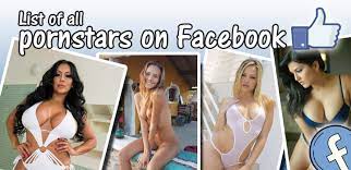 All famous pornstars on Facebook - 2023 list