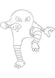 Coloring fun for all ages, adults and children. Hitmonlee No 106 Pokemon Generation I All Pokemon Coloring Pages Kids Coloring Pages