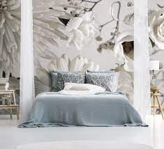 Free for commercial use no attribution required high quality images. White Modern Large Flower Wall Mural Feathr Wallpapers