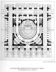 Ben je helemaal hierheen gescrold om over etagere murale te lezen? Floor Plan Of A Projected Senate Building Archi Maps Photo Urban Design Plan Architecture Mapping Historical Architecture