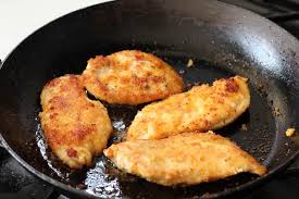 And each massive piece of this buttermilk chicken has 38 grams of protein. Pan Fried Chicken Breast Delicious As Snack Or Main Meal