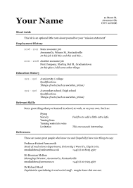 Resume examples see perfect resume looking for a simple resume template? Easy And Free Resume Templates Freeresumetemplates Resume Templates Resume Template Examples Job Resume Examples Basic Resume
