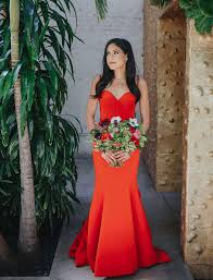 Red wedding dresses are becoming more and more popular amongst trendy modern brides, but it is believed to symbolize future quarrels in the family. Our Favorite Wedding Dresses With A Pop Of Color Green Wedding Shoes