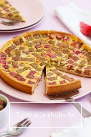 Tarte Normande A La Rhubarbe In 2020
