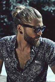 10 Modern Viking Hairstyles For Real Warriors Man Bun Hairstyles Beard Hairstyle Beard Styles