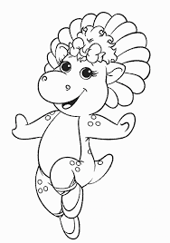 These alphabet coloring sheets will help little ones identify uppercase and lowercase versions of each letter. Free Printable Barney Coloring Pages For Kids Coloring Library