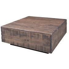 A rustic coffee table provides the romantic feeling of a historic piece of furniture with the modern features you want in your home. Faux Beam Coffee Table Solid Wood Farmhouse Furniture I Home Envy