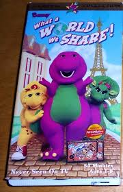 Barney's best manners vhs 45. Barney What A World We Share Classic Collection Vhs 1998 Tested Works Perfect In 2021 Barney And Friends Barney Friends Barney