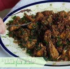 Indonesian Medan Food Ayam Tangkap Curried Fried Chicken Resep Masakan Resep Masakan Asia Resep Makanan