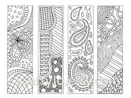 Zendoodle Bookmarks Diy Zentangle Inspired Printable Coloring Digital Download Sheet 9 Coloring Bookmarks Zentangle Patterns Coloring Pages
