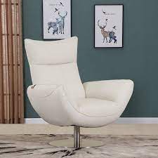 43 Contemporary White Leather Lounge Chair Walmart Com Leather Lounge Chair White Leather Chair Lounge Chairs Living Room