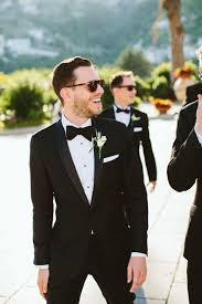 The perfect suit well fits a groom and suits him. The Views Aren T The Only Breathtaking Part Of This Amalfi Coast Wedding Groom Wedding Attire Wedding Suits Groom Black Suit Wedding