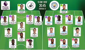 Predicted lineup manchester united vs manchester city carabao cup 2019 20 youtube. Swansea City V Man City As It Happened