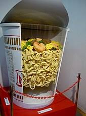 Noodles will float to the top of water, use a pair of chopsticks to loosen the noodles and prevent them from sticking to each other. Instant Noodle Wikipedia