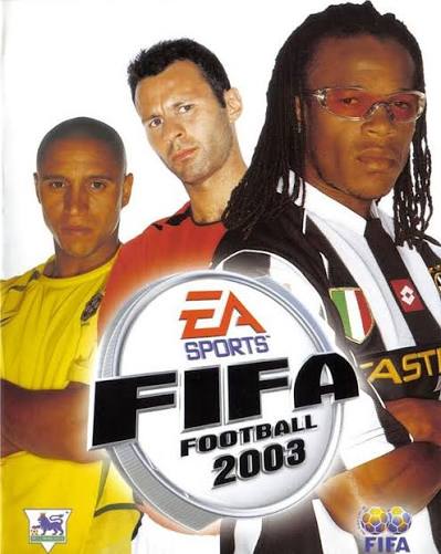 The cover. FIFA Football 2003. The global cover, featuring Roberto Carlos,  Ryan Giggs, and Edgar Davids. Other regional covers appeared in North  America, Japan, and Korea, featuring Landon Donovan, Hidetoshi Nakata,  Junichi