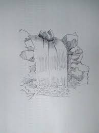 See more ideas about sketches, art drawings, pencil sketches easy. Waterfall Drawing Waterfall Drawing Cool Art Drawings Waterfall Sketch