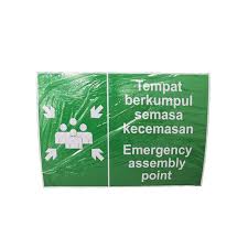 Bab.la tidak bertanggung jawab atas isinya. Quicksign Ready Stock Safe Procedure First Aid Signs Emergency Assembly Point Tempat Berkumpul Semasa Kecemasan Shopee Malaysia