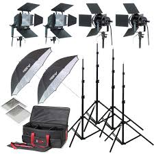 Smith Victor K79 4 Light 3200 Watt Professional Studio 401472