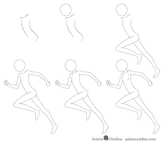 Enjoy a selection of illustrations, sketches, model sheets and tutorials by various artists, collected by. How To Draw Anime Poses Step By Step Animeoutline