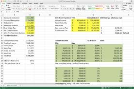 Free Tax Estimate Excel Spreadsheet For 2019 2020 Download