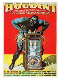 Ap369 Harry Houdini Vintage Magic Poster 30x40cm Art Print Houdini Poster Magician Art Harry Houdini A social justice icon, a movie star, or a celebrated artist. harry houdini vintage magic poster