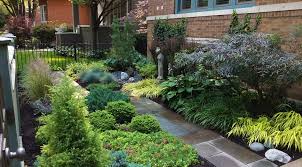 Pam Matthews Chicago Bungalow Front Garden Bungalow Landscaping Garden Inspiration Chicago Landscape