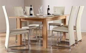 Check spelling or type a new query. Buy Harrison Extending Oak Dining Table And 4 Chairs Set Athens Ivory At Furniture Choice Oak Dining Room Table Dining Room Furniture Furniture