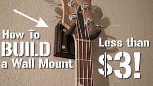 Here's the making of an awesome, simple and minimalistic diy wall mounted guitar holder. Awesome Diy Guitar Wall Mount For Less Than 3 Youtube