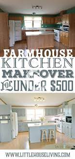Farma Kuchnia Makeover Under 500 Cheap Kitchen Remodel Budget Kitchen Remodel Kitchen Diy Makeover