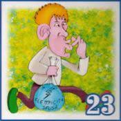 I sogni, gli eventi quotidiani, i proverbi, i nomi, si trasformano in numeri per. Numero 23 Nella Smorfia Napoletana O Scemo Lo Scemo Smorfia Org