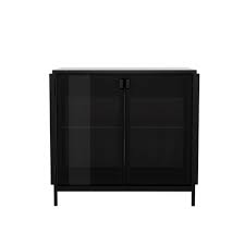 We can bring a fresher, updated look to sideboards and buffets by using the buffet lamp principle but giving it a more modern feel! Smoked Glass And Metal Framed Sideboard Buffet With Storage