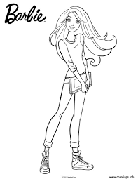 Maybe you would like to learn more about one of these? Coloriage Barbie Avec Ses Livres D Etudiante Dessin Barbie A Imprimer