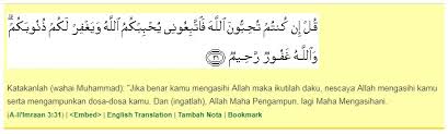 Surah Ali Imran Ayat Ke 31 Pesona Pengantin