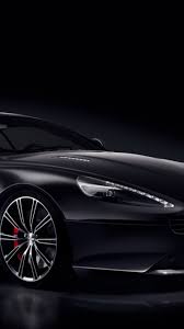 Download Wallpaper 750x1334 Aston Martin Db9 Black Side View Carbon Black Iphone 6 Hd Background Aston Martin Carbon Black Car Backgrounds