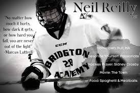 Since about 2007) that have helped analysts and fans to better understand the game. Bridgton Academy Hockey On Twitter Player Profile Neil Reilly Neilreilly16 Neil Could Not Have Chosen A Better Quote To Accompany Him Through His Time At Bridgton Neil Keeps His Head Up And