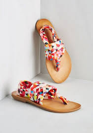 Stay In The Loop Sandal In Tessellation Mod Retro Vintage Sandals Modcloth Com Vintage Sandals Chic Shoes Shoes