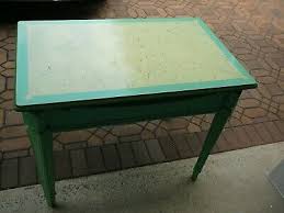 porcelain enamel top kitchen table
