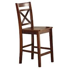 Set Of 2 Tartys Counter Height Dining Chair Cherry Acme Furniture Dining Chairs Chair Set Counter Height Chairs