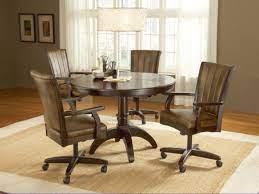 Our dining tables offer flexibility when it comes to style choices in many different shapes and sizes to choose from. Dinette Sets With Caster Chairs You Ll Love In 2021 Visualhunt