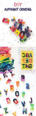 Diy Alphabet Crayon Favors Diy Crayons Alphabet Crayons Crayon Gifts