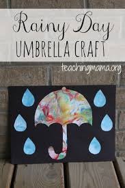 By wendy cheyette lawson, illustrated by pam paparone. Rainy Day Umbrella Craft Umbrella Craft Rainy Day Crafts Weather Crafts