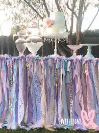 Unicorn Table Skirt Decoration Idea For Unicorn Birthday Party Unicorn Party Decorations Unicorn Party Unicorn Wedding