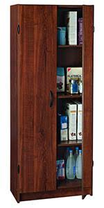 If the cabinet is a full height base cabinet (one that only includes a door), the door is typically 30 inches tall. Amazon Com Closetmaid 8967 Pantry Cabinet 24 Inch White Home Kitchen