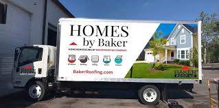 This type of truck is built especially for carrying pallets on night trunk work. Box Truck Wraps Raleigh Nc King Tutt Graphics