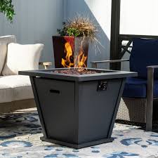 Nettypro rectangular fire pit table cover, waterproof 600d heavy duty outdoor patio rectangle firepit cover, 48l x 28w x 24h inch, brown. Hampton Bay Fire Pit Wayfair
