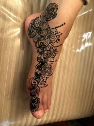 Henna Foot Art Mehndi Designs Foot Henna Mendhi Tattoo