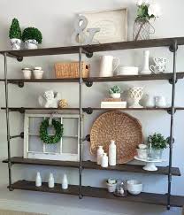 They look great and add to the rustic, industrial look of the kitchen. How To Build Diy Industrial Pipe Shelves Step By Step Guide