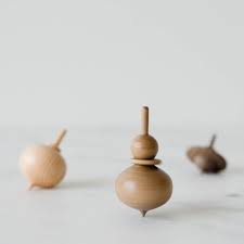 Wooden Tops Set Of 3 June Wooden Tops Spinning Top Wooden