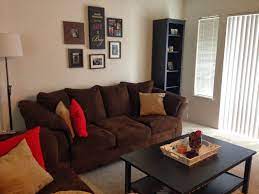 Living Room With Brown Couch Red Walls Google Search Living Room Decor Brown Couch Tan Living Room Brown Living Room