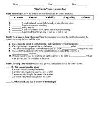Face cheeks or bum cheeks? Fish Cheeks By Amy Tan Comprehension Test By Ms Lee Loves Ela Tpt